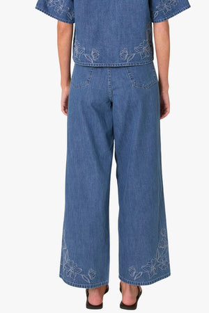 Fate + Becker Sloane Embroidered Jean