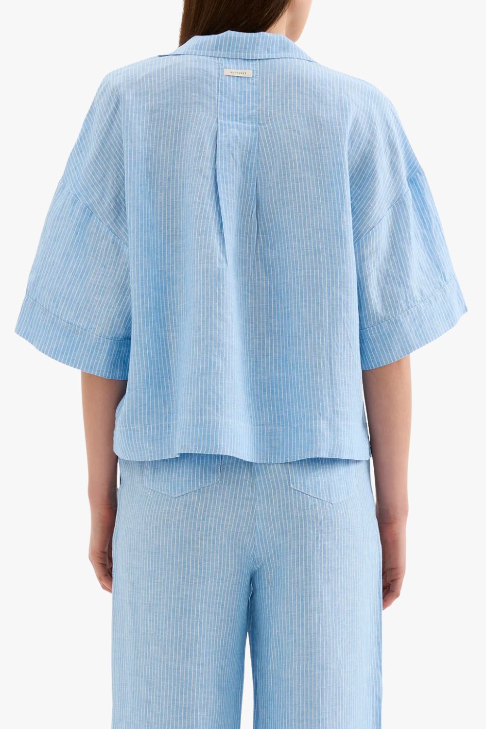 Nude Lucy Lounge Stripe Linen Shirt
