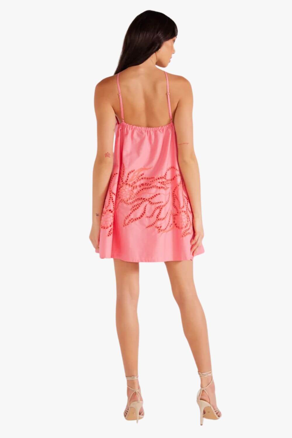 Mink Pink Darla Broderie Mini Dress