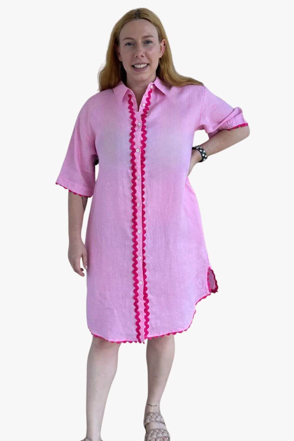 Worthier Isabel Linen Dress