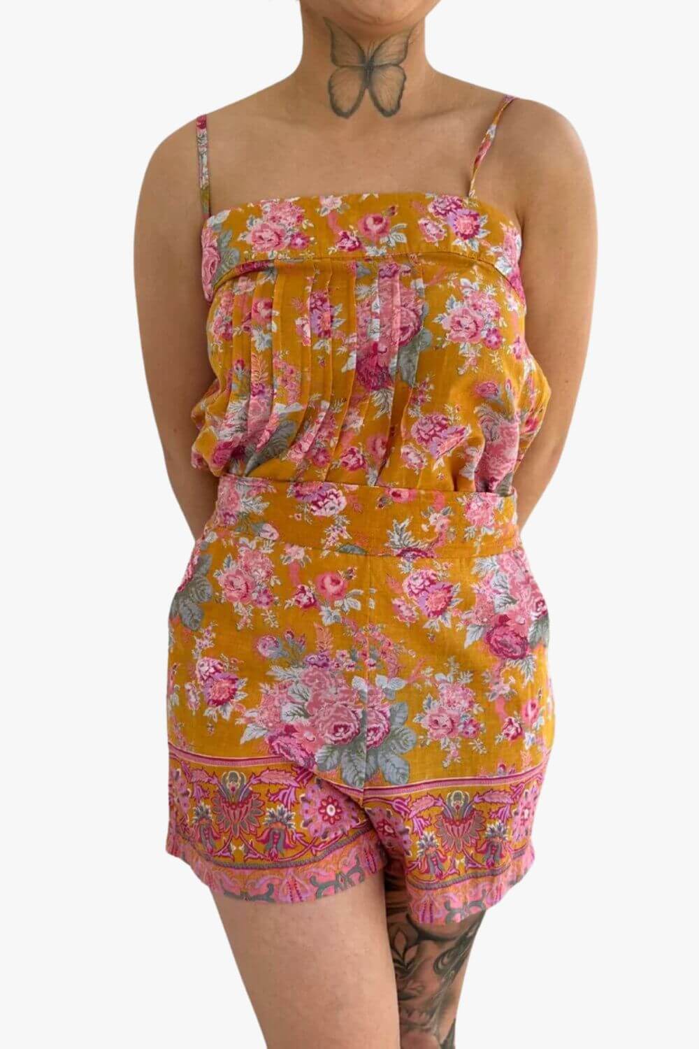 Coconinya Antique Floral Capri Short