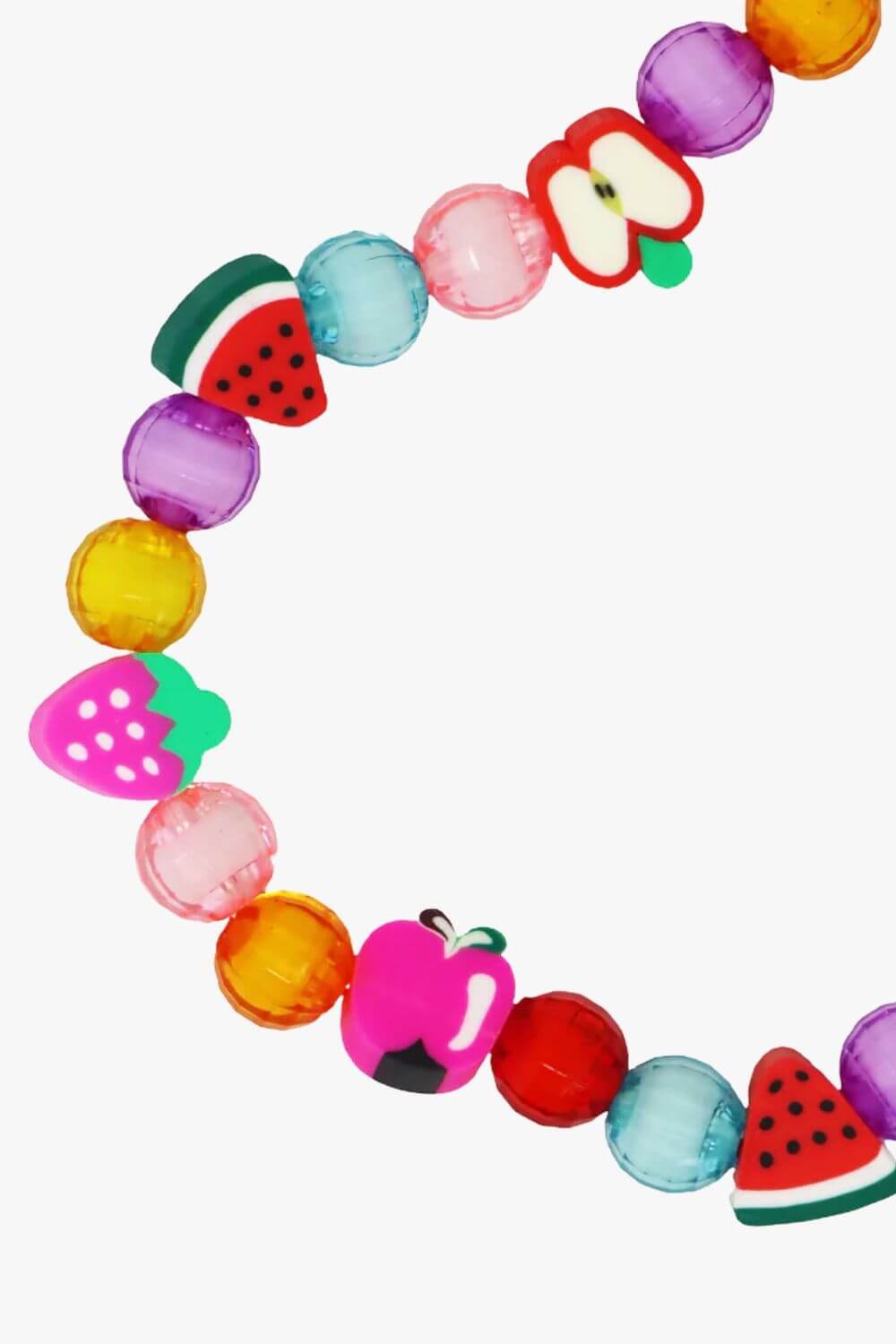 Pink Poppy Fruit Necklace & Bracelet Set