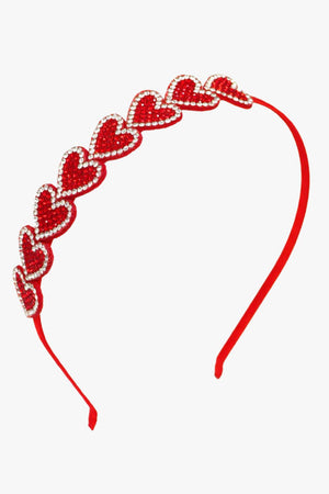 Pink Poppy Twinkling Heart Headband