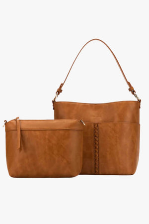 Black Caviar Melody 2 Piece Shoulder Crossbody Bag