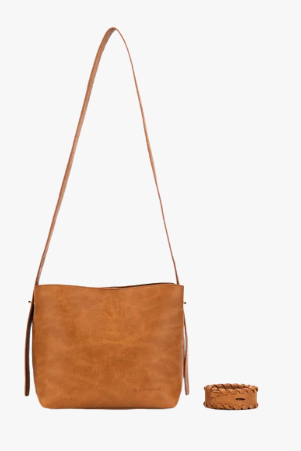 Black Caviar Capella 3 Compartment Shoulder/Crossbody Bag