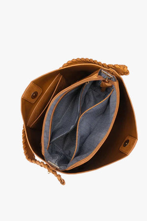 Black Caviar Capella 3 Compartment Shoulder/Crossbody Bag