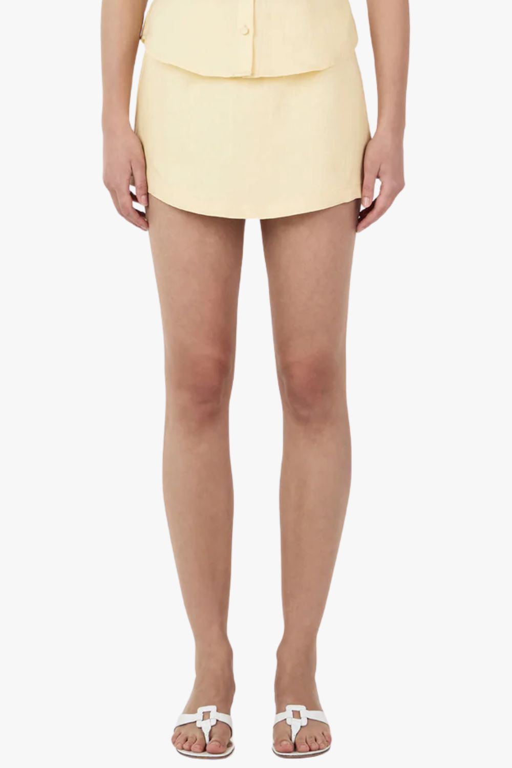 Ownley Grace Linen Mini Skirt