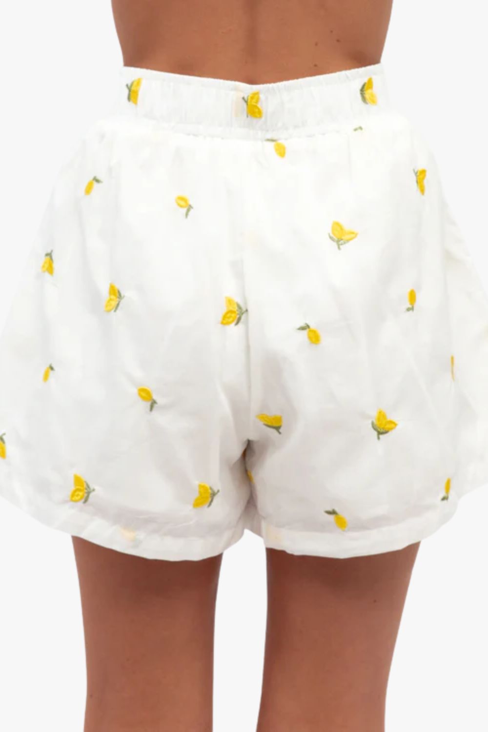 Lemon Cotton Shorts