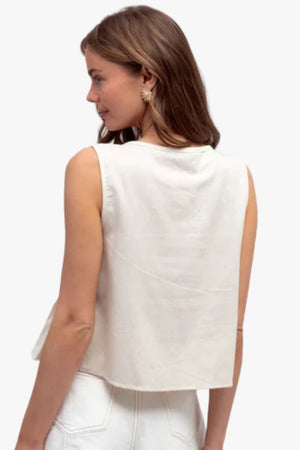 Paxton Pleated Front Top