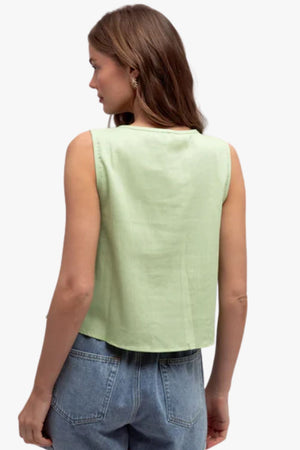 Paxton Pleated Front Top