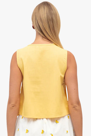 Paxton Pleated Front Top