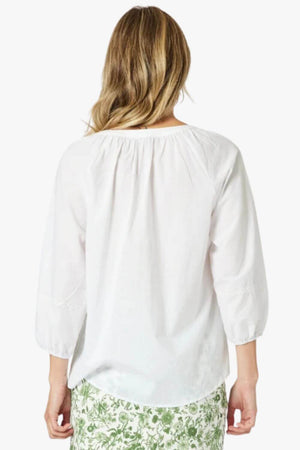 Gordon Smith Coastal Embroidery Top