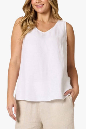 Gordon Smith The Lino Button Back Cami White