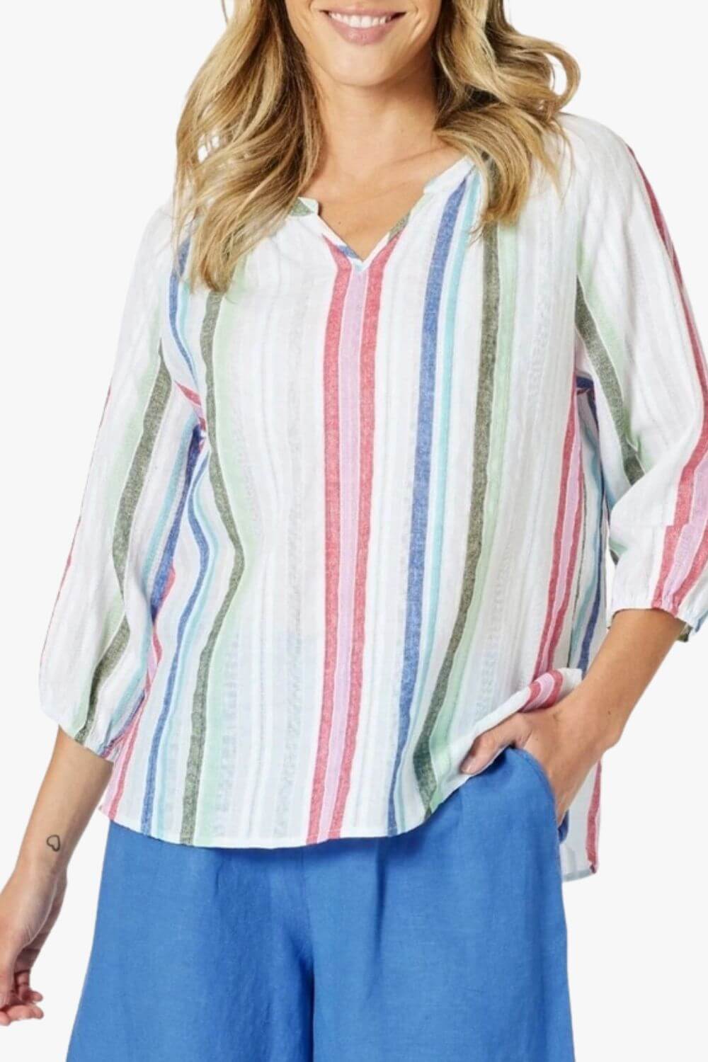 Gordon Smith Havana Stripe Top