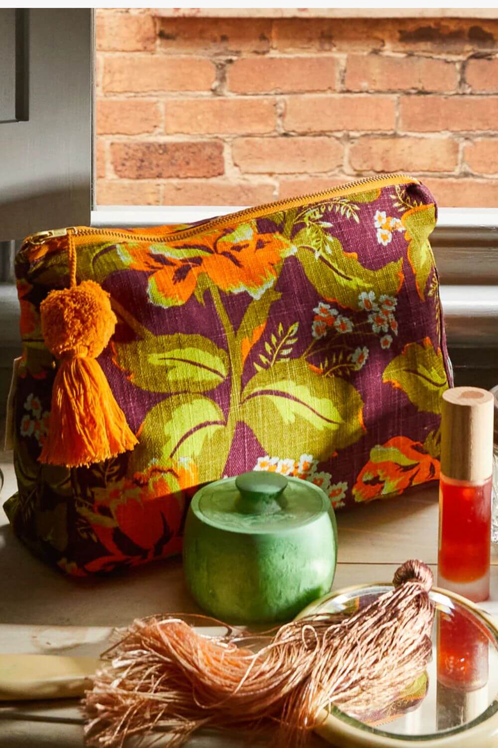 Sage x Clare Margot Cosmetic Bag