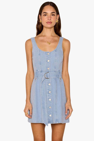 Mink Pink Safir Denim Mini Dress
