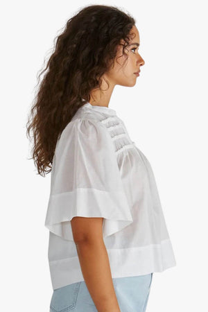 Sass Pammi Ruffle Yoke Blouse