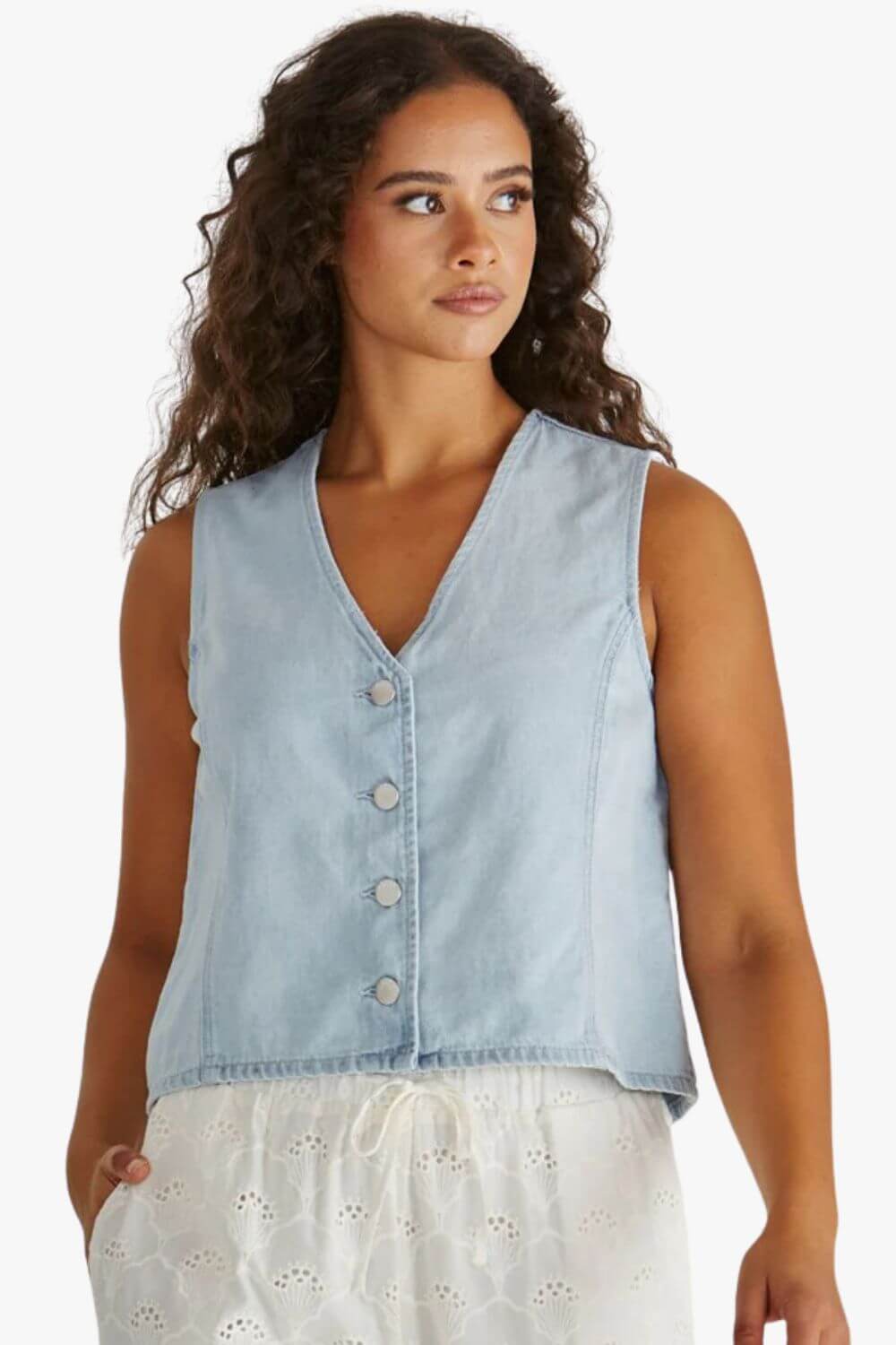 Sass Sabine Denim Vest