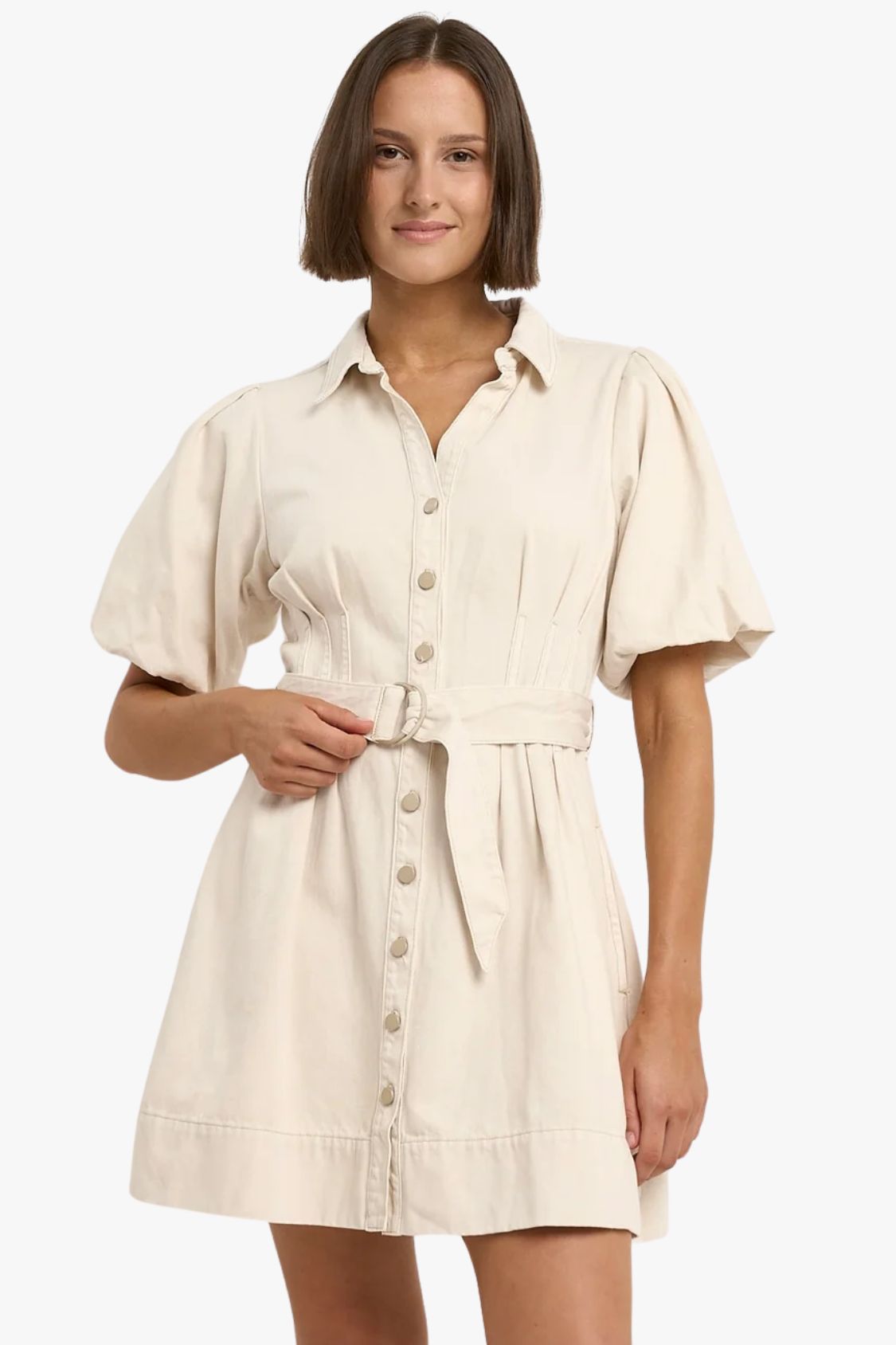 Among The Brave Sundown Denim Mini Dress