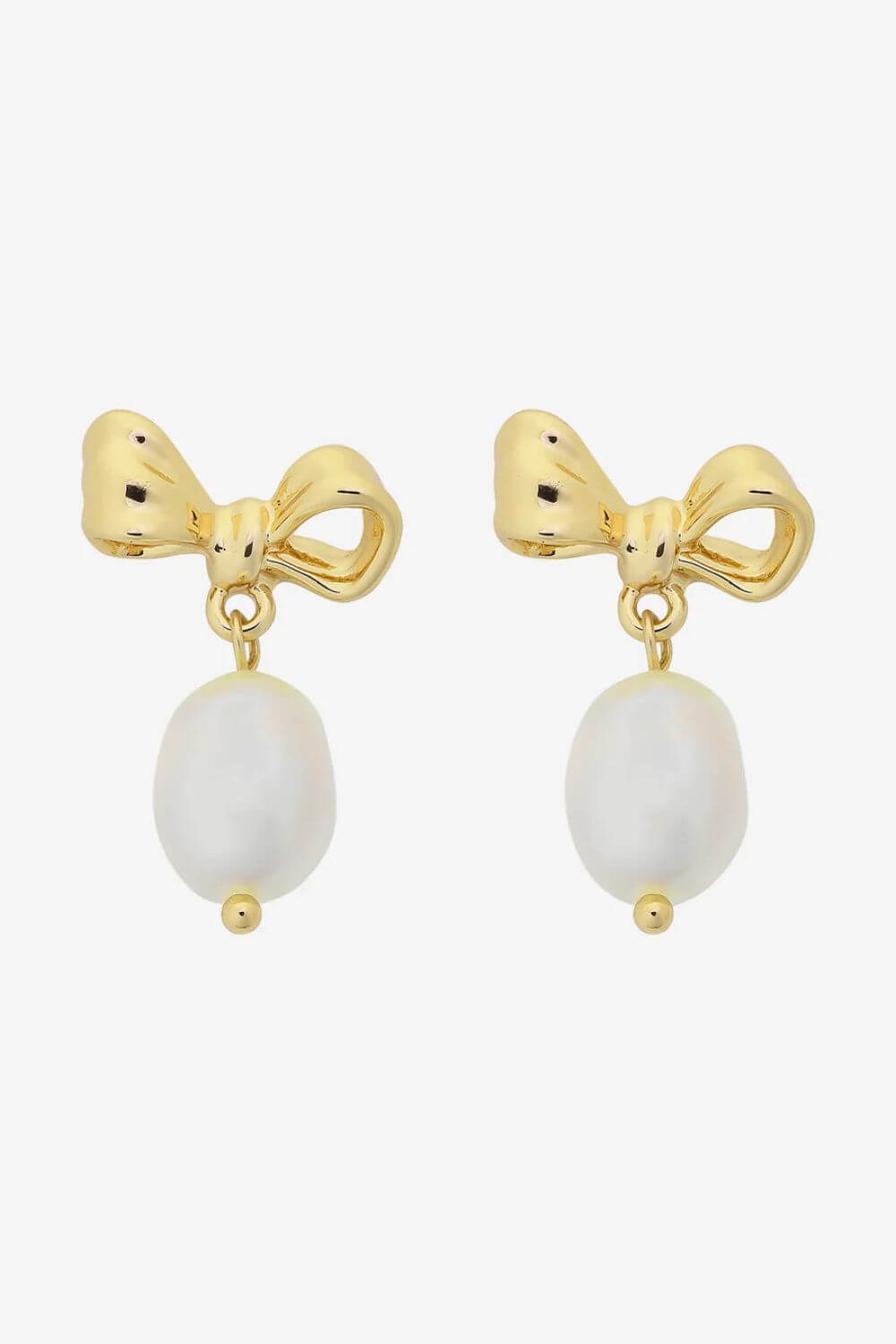 Liberte Alice Bow Pearl Earring