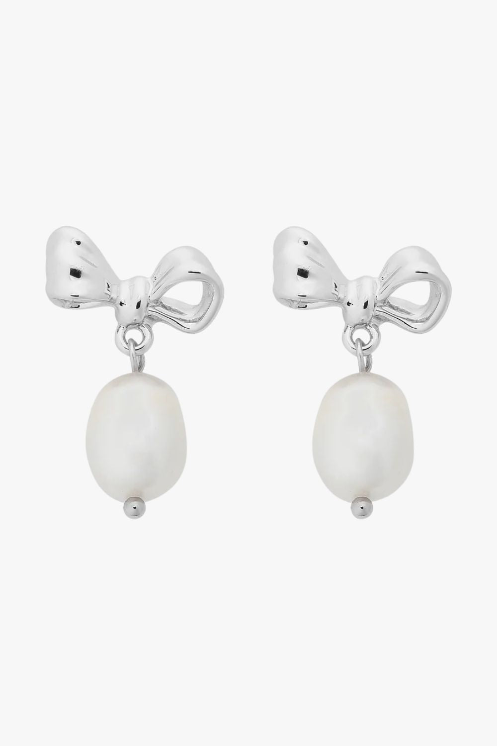 Liberte Alice Bow Pearl Earring