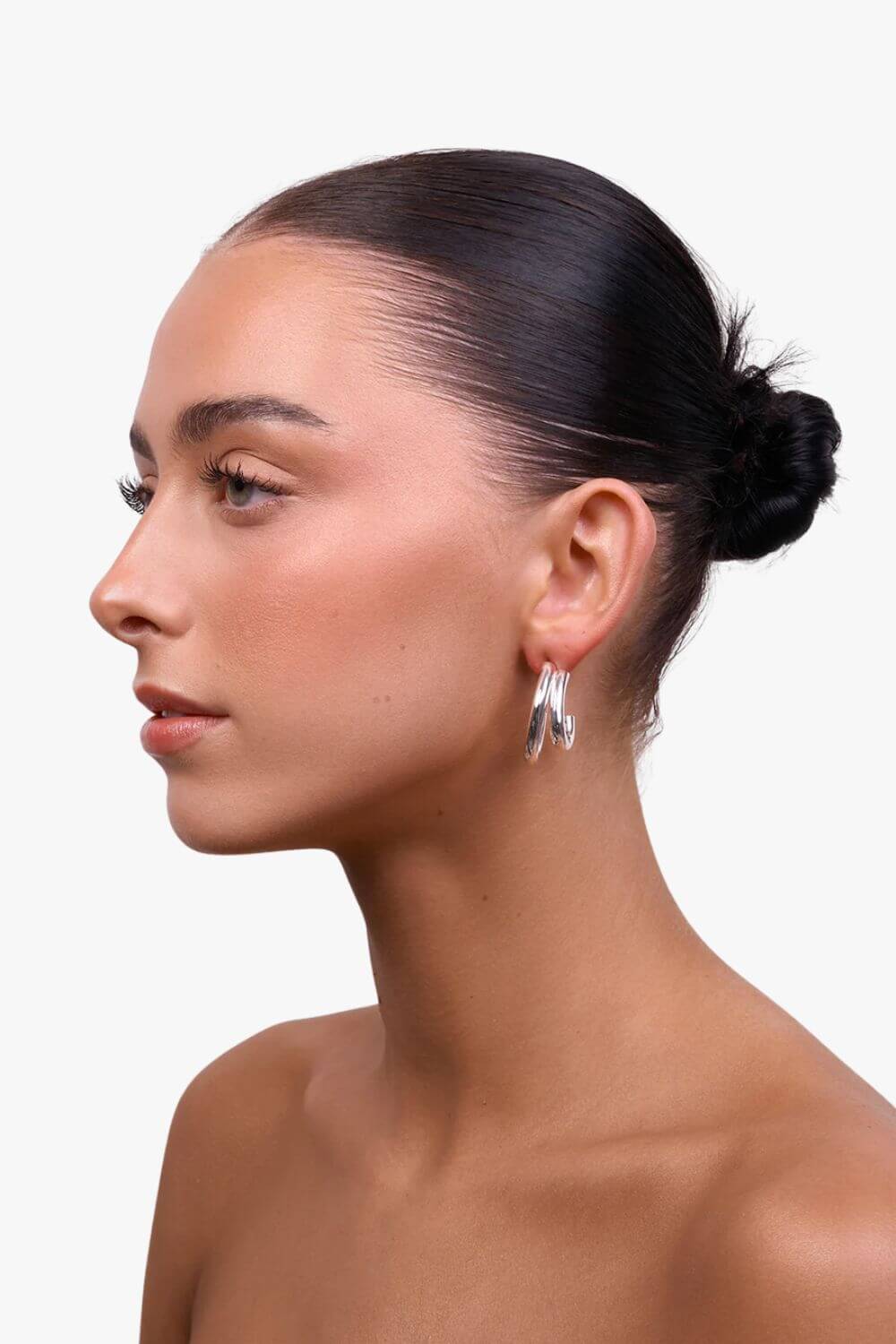 Liberte Neve Double Hoop Earring