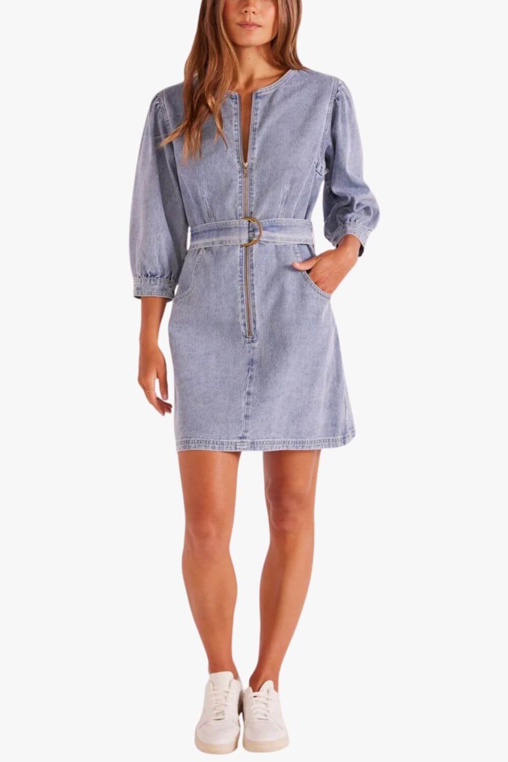 Mink Pink Junie Denim Dress