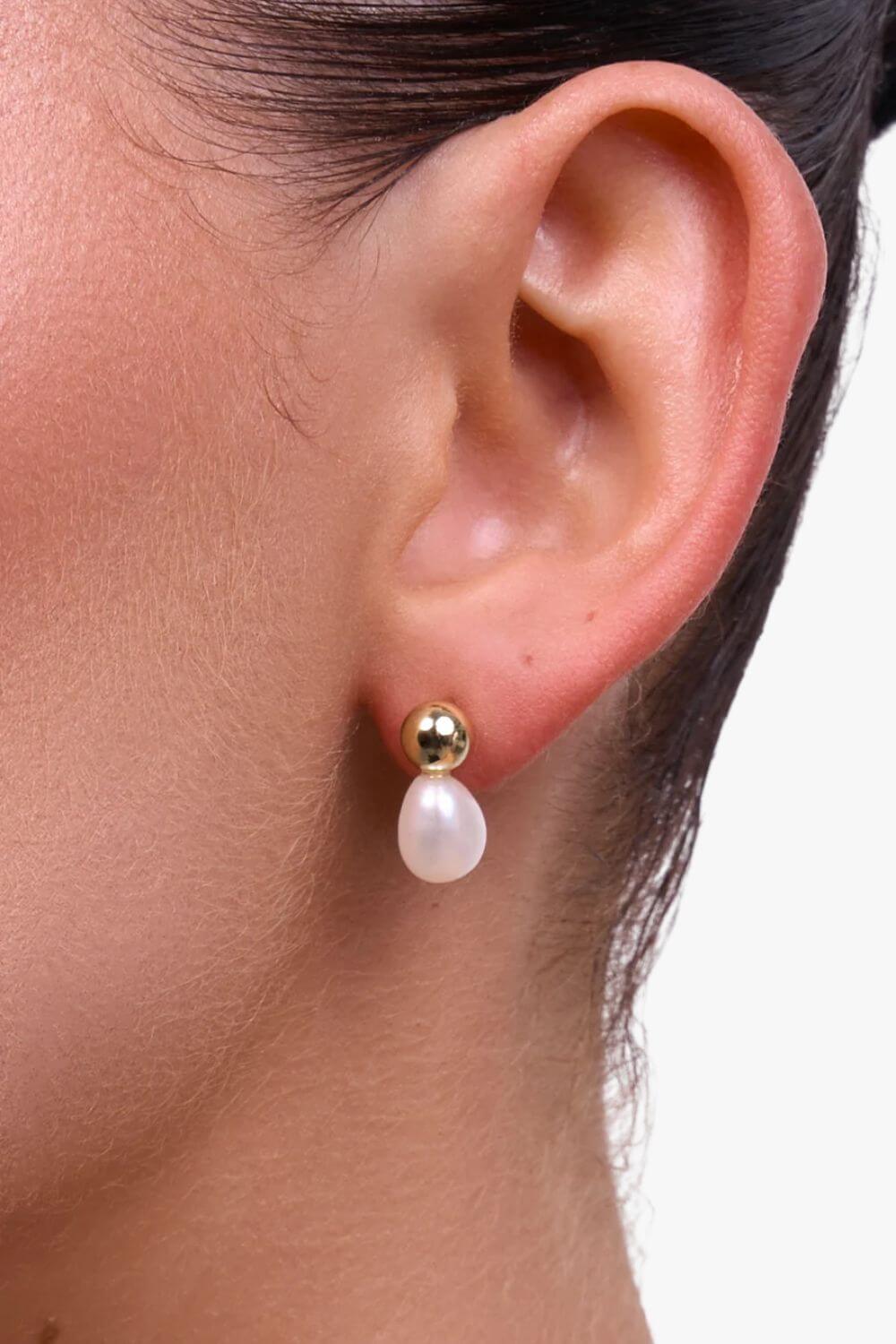 Liberte Cove Pearl Earrings