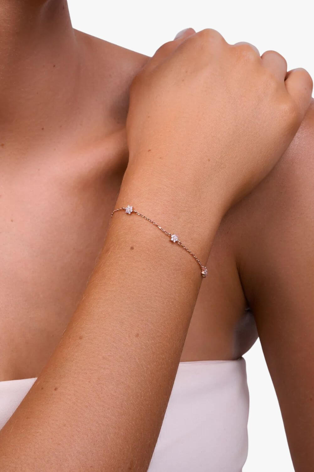 Liberte Petal Rose Gold Bracelet