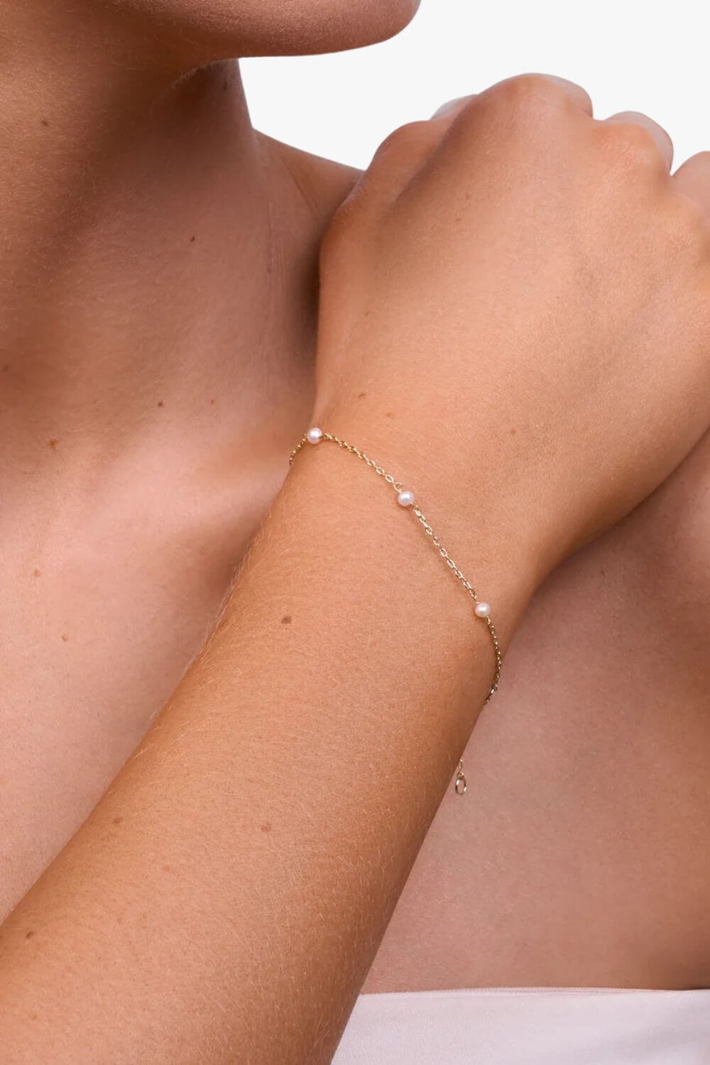 Liberte Lilibet Gold Pearl Bracelet