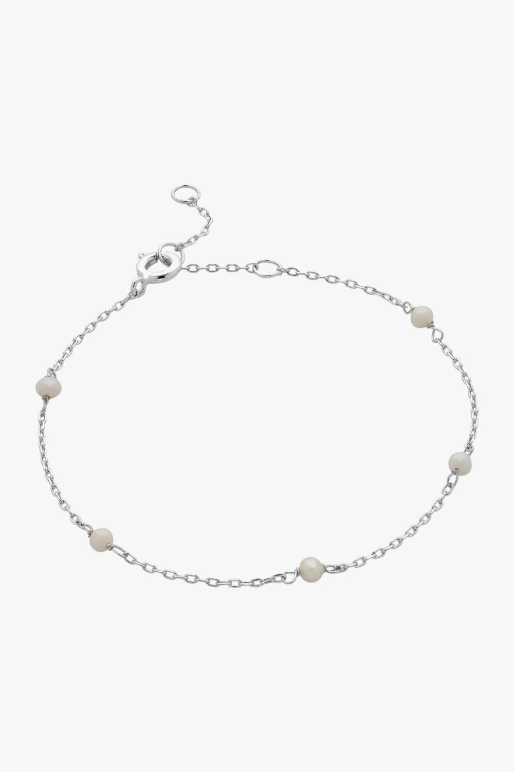Liberte Lilibet Silver Pearl Bracelet