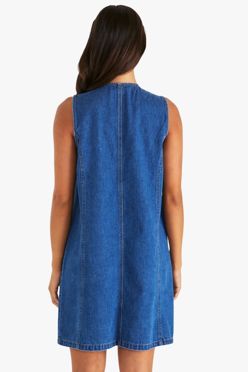 Sass Sabine Denim Vest Dress
