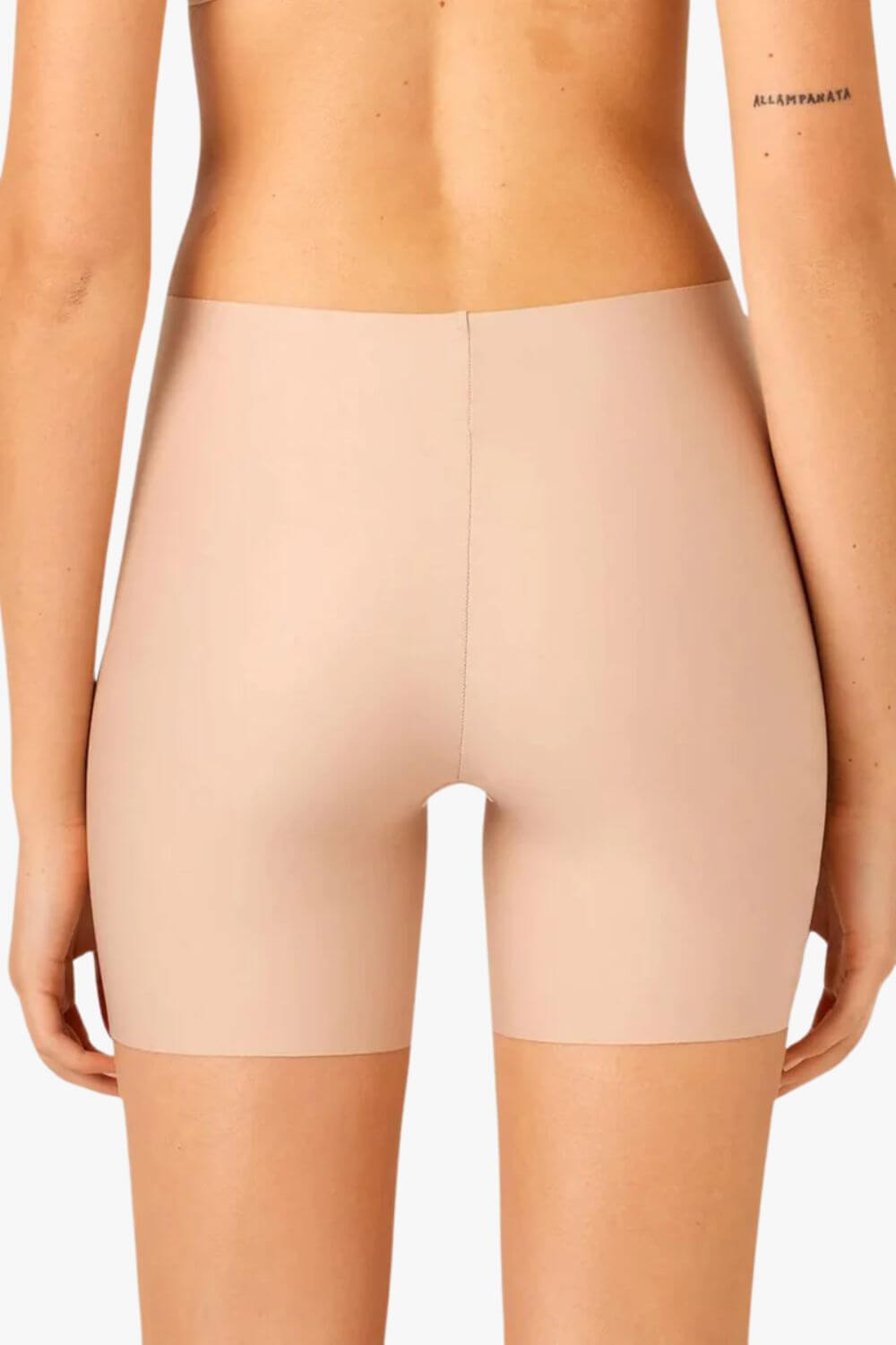 Ambra Laser Cut Hi Mid Thigh Short