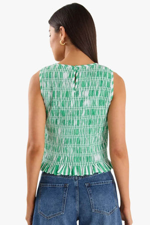 Ivy & Jack Lonely Shirred Shell Top