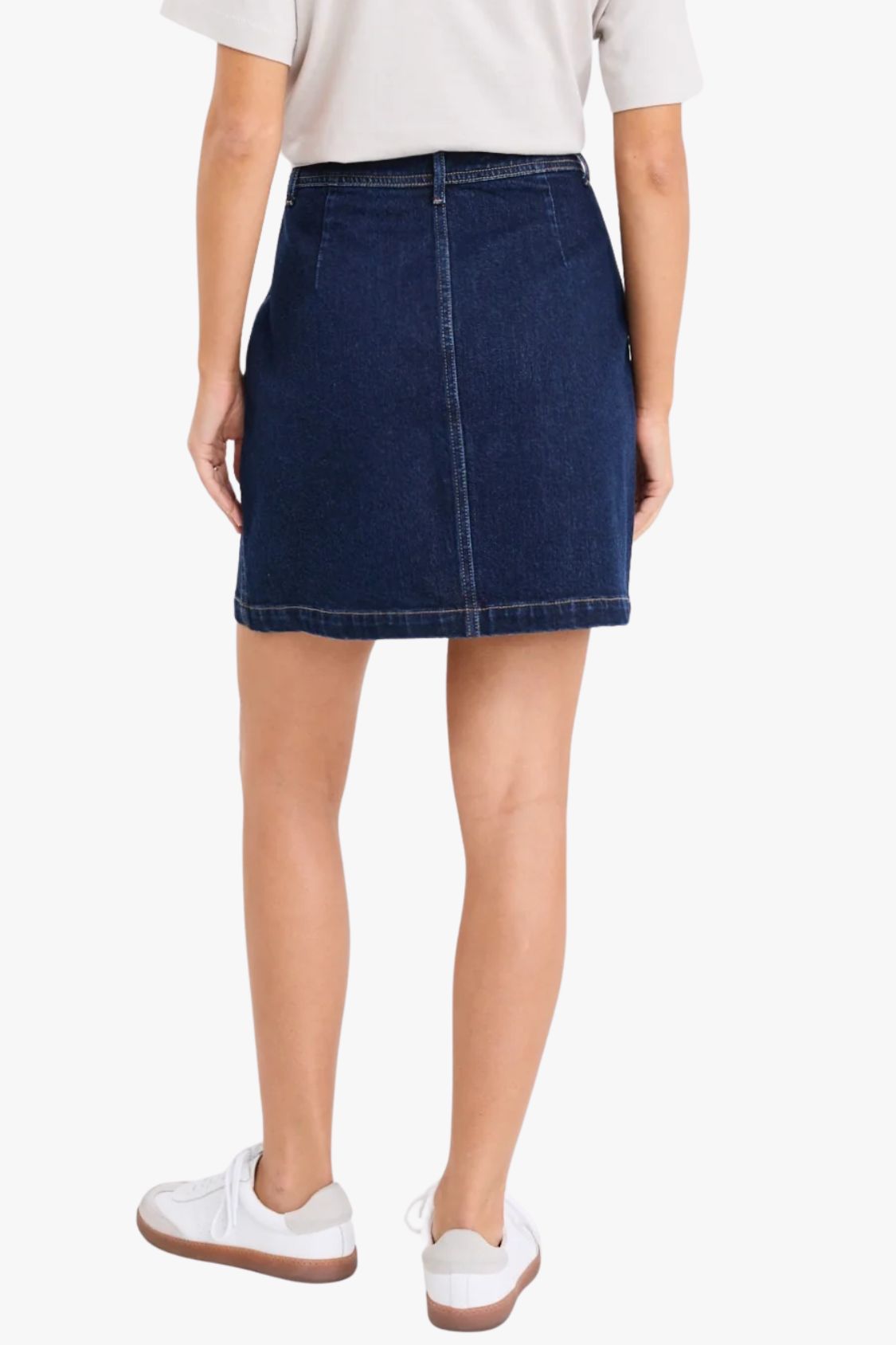 Ivy & Jack Orchard Front Denim Midi Skirt