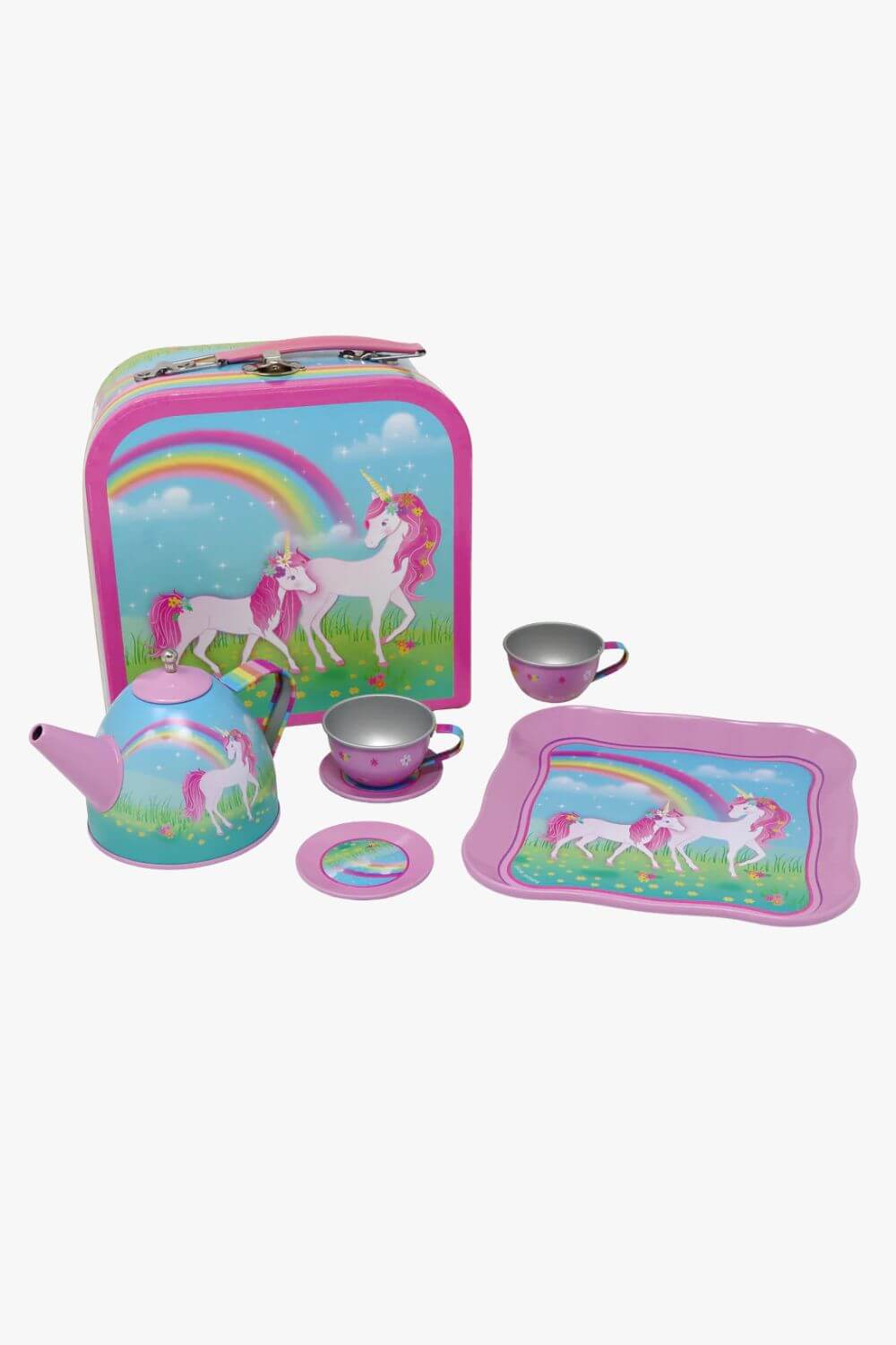 Pink Poppy Stardust Unicorn Tea Set