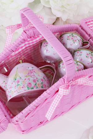 Pink Poppy Claris The Chicest Mouse In Paris Pincic Tea Set