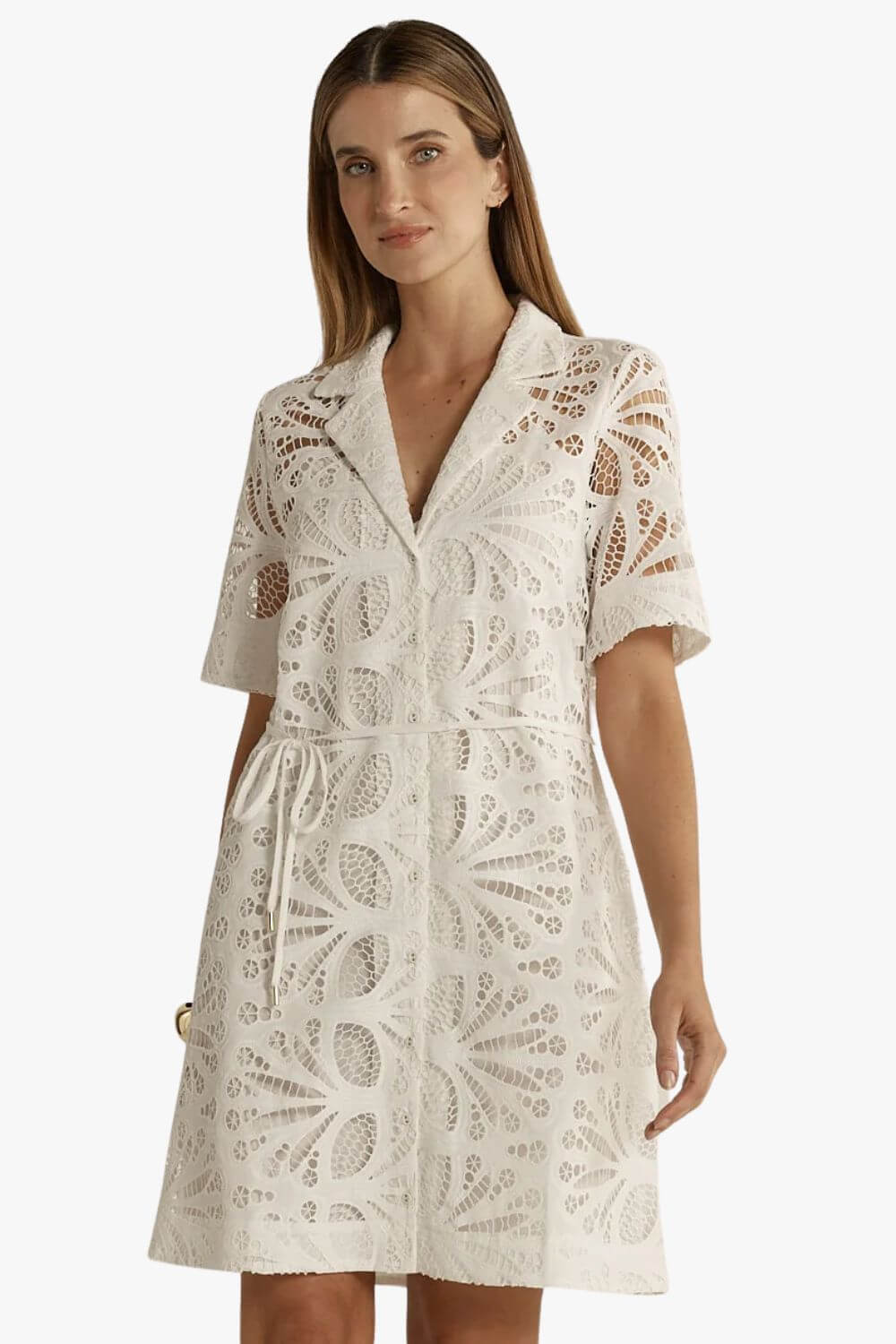 Fate+Becker Elara Broderie Shirt Dress