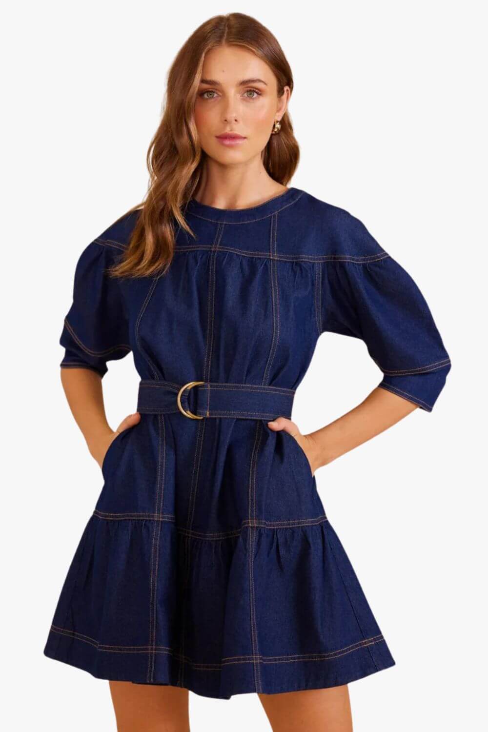 Mink Pink Piper Denim Mini Dress - Titley's Department Store Mink Pink Piper Denim Mini Dress - Titley's Department Store