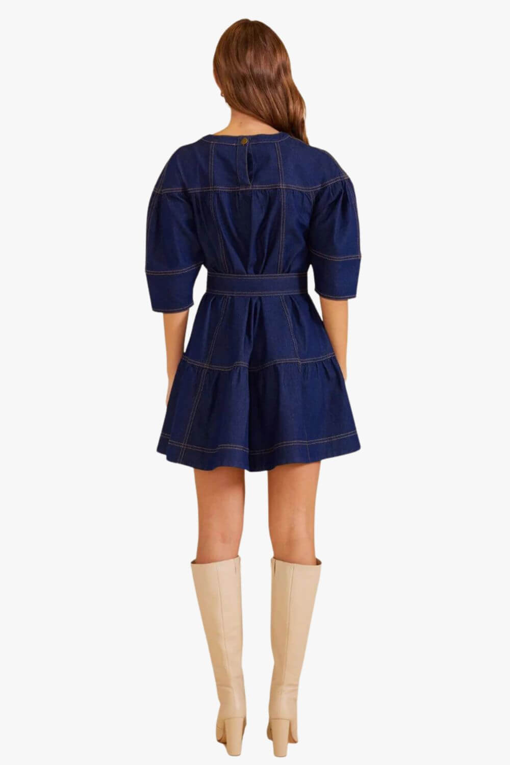 Mink Pink Piper Denim Mini Dress