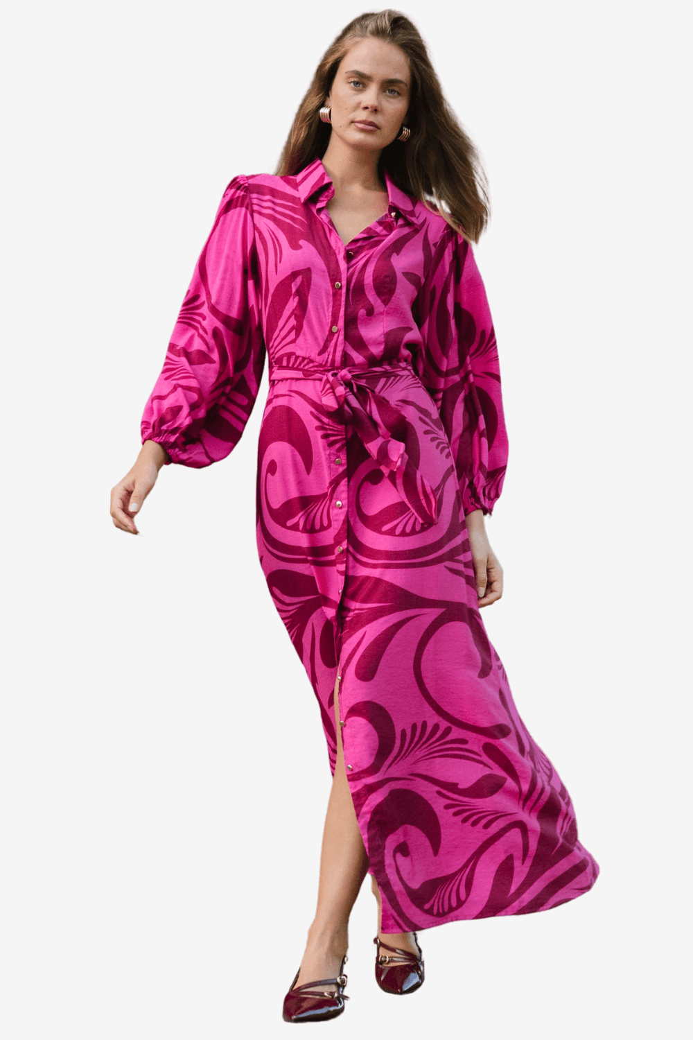 Willow Swirl Maxi Dress