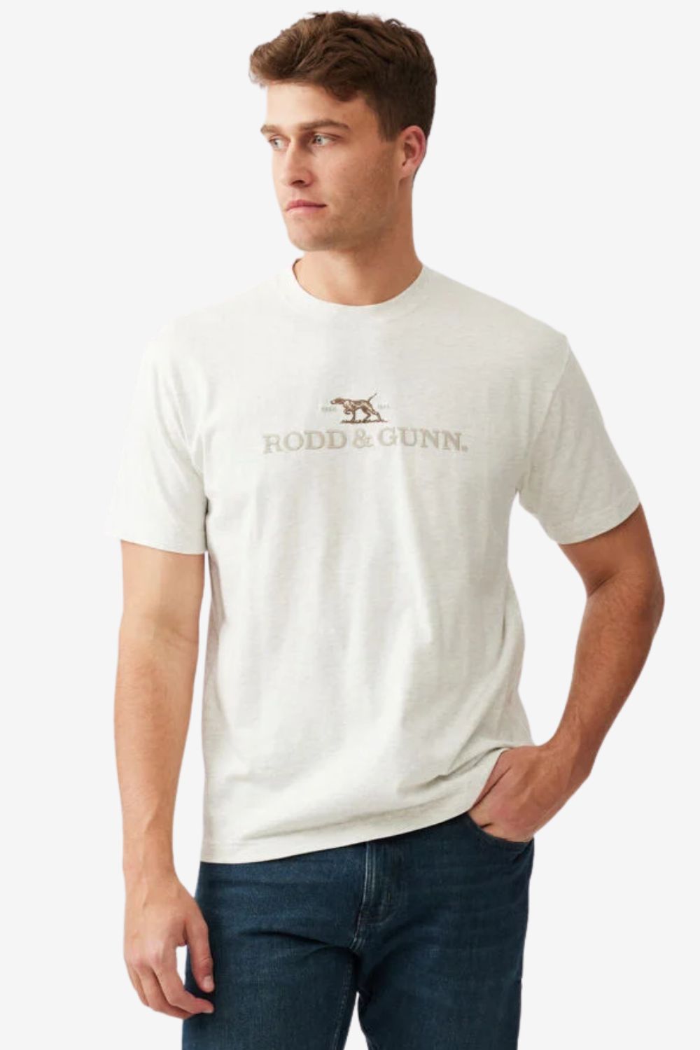 Rodd & Gunn Mens The Peaks Logo T-Shirt