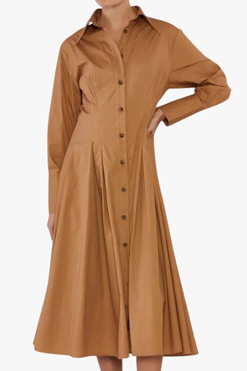 Amelius Mattea Cotton Poplin Shirt Dress