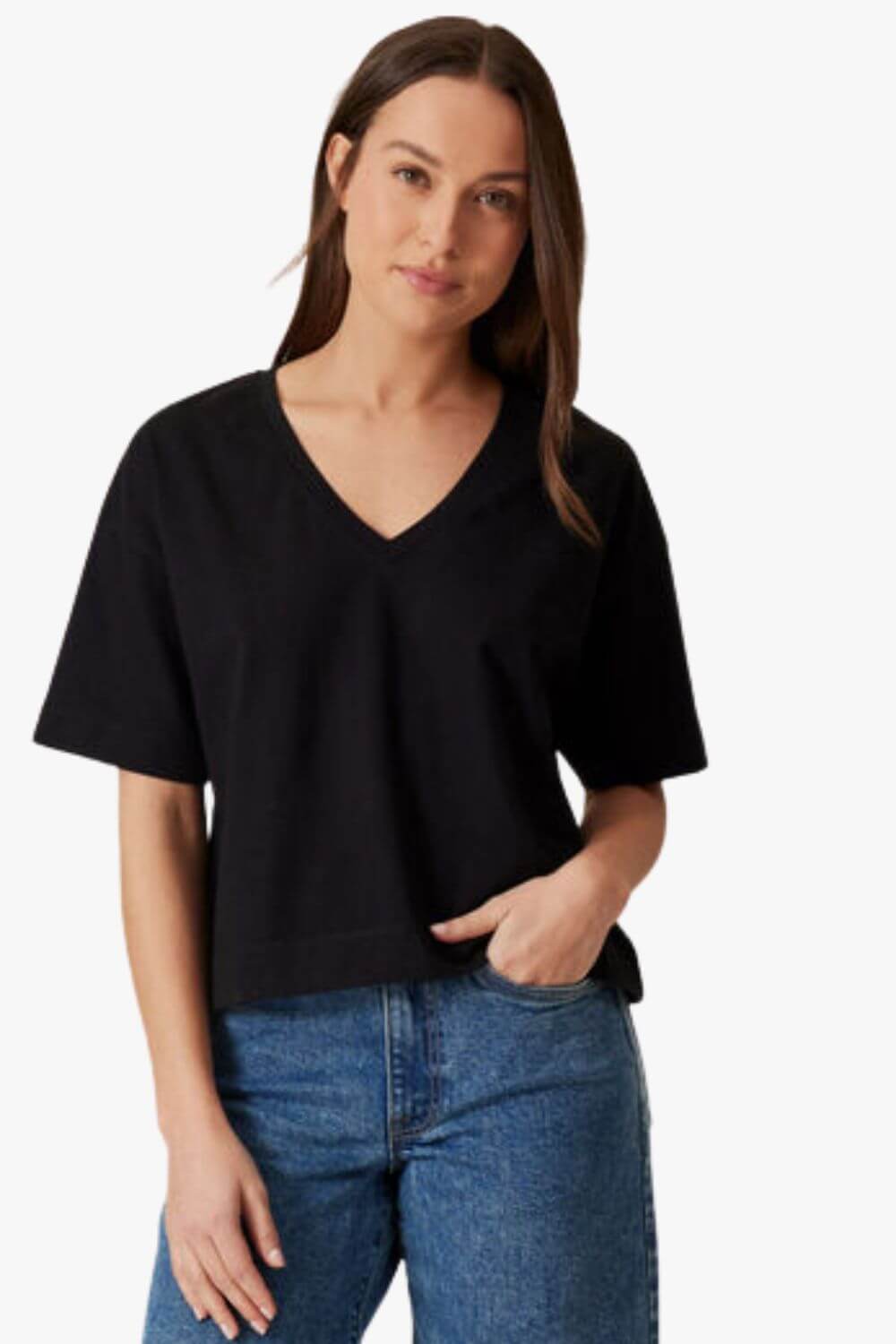 Ceres Life Boxy V Neck Tee