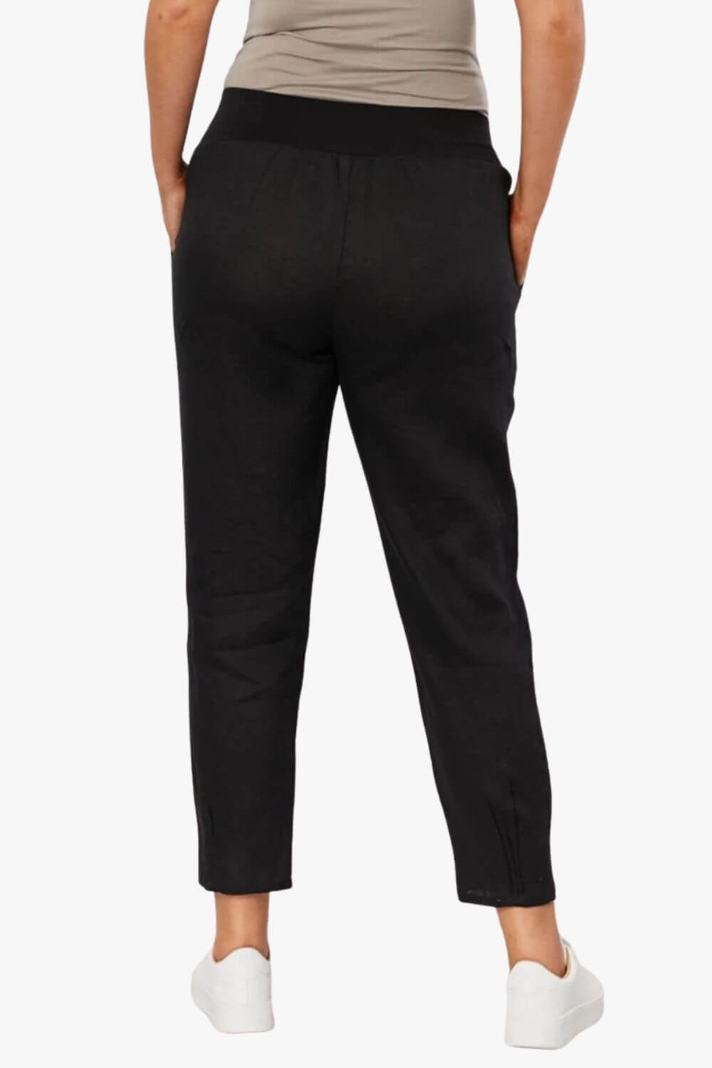 Gordon Smith Jersey Waist Linen Pant