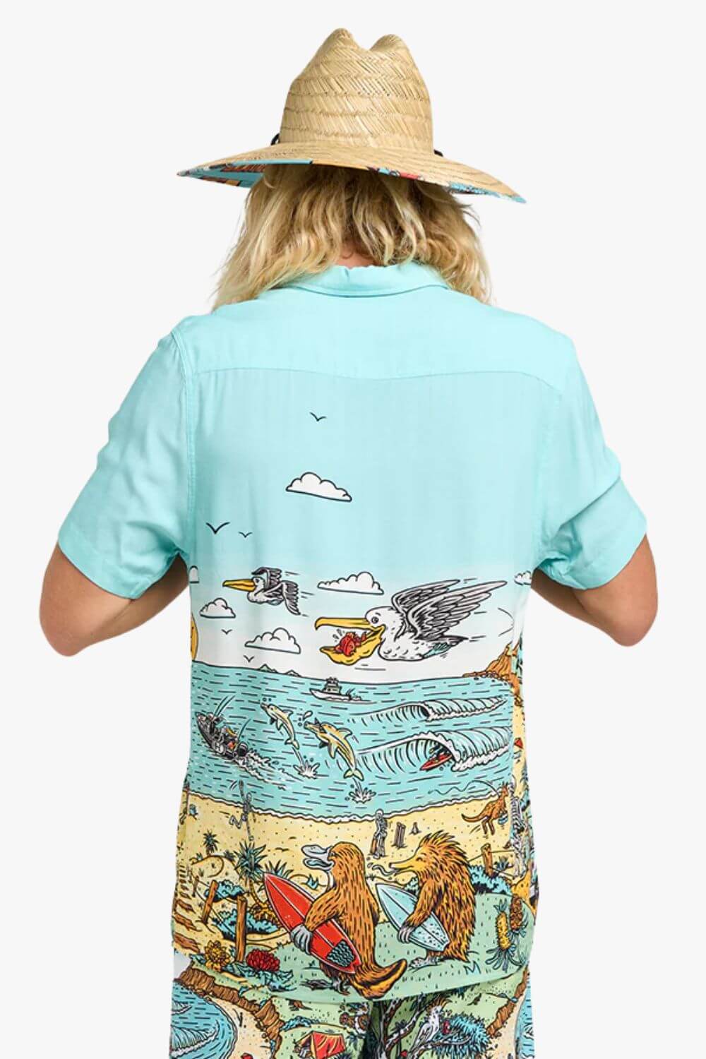 The Mad Hueys Oz Straya Woven Shirt