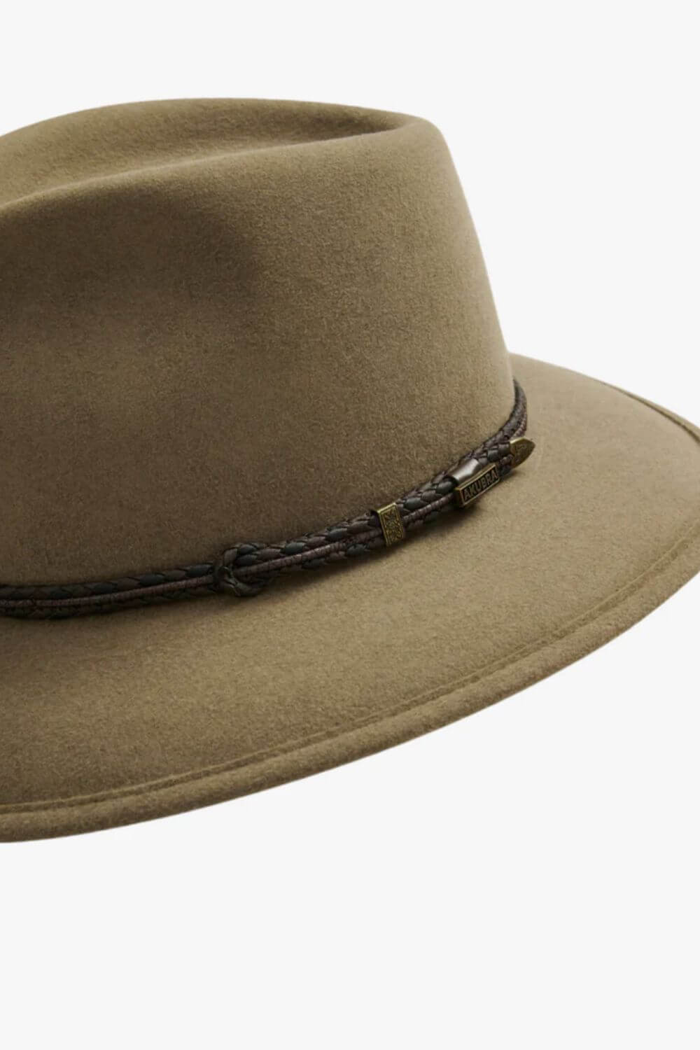 Akubra Traveller Felt Hat Bran