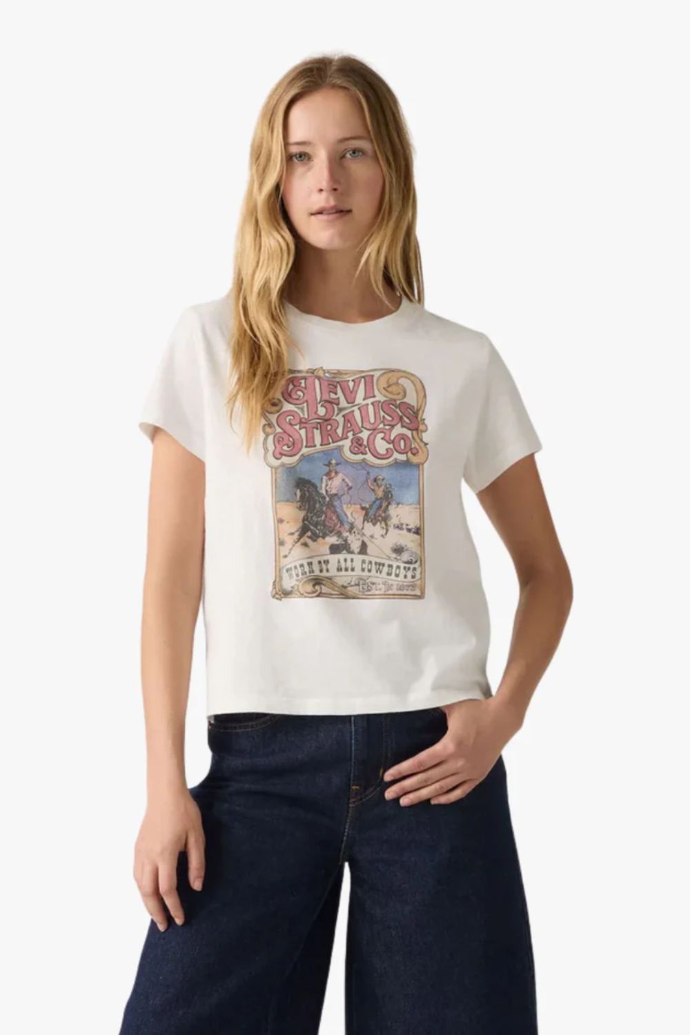 Levi Womens Graphic Boxy T-Shirt