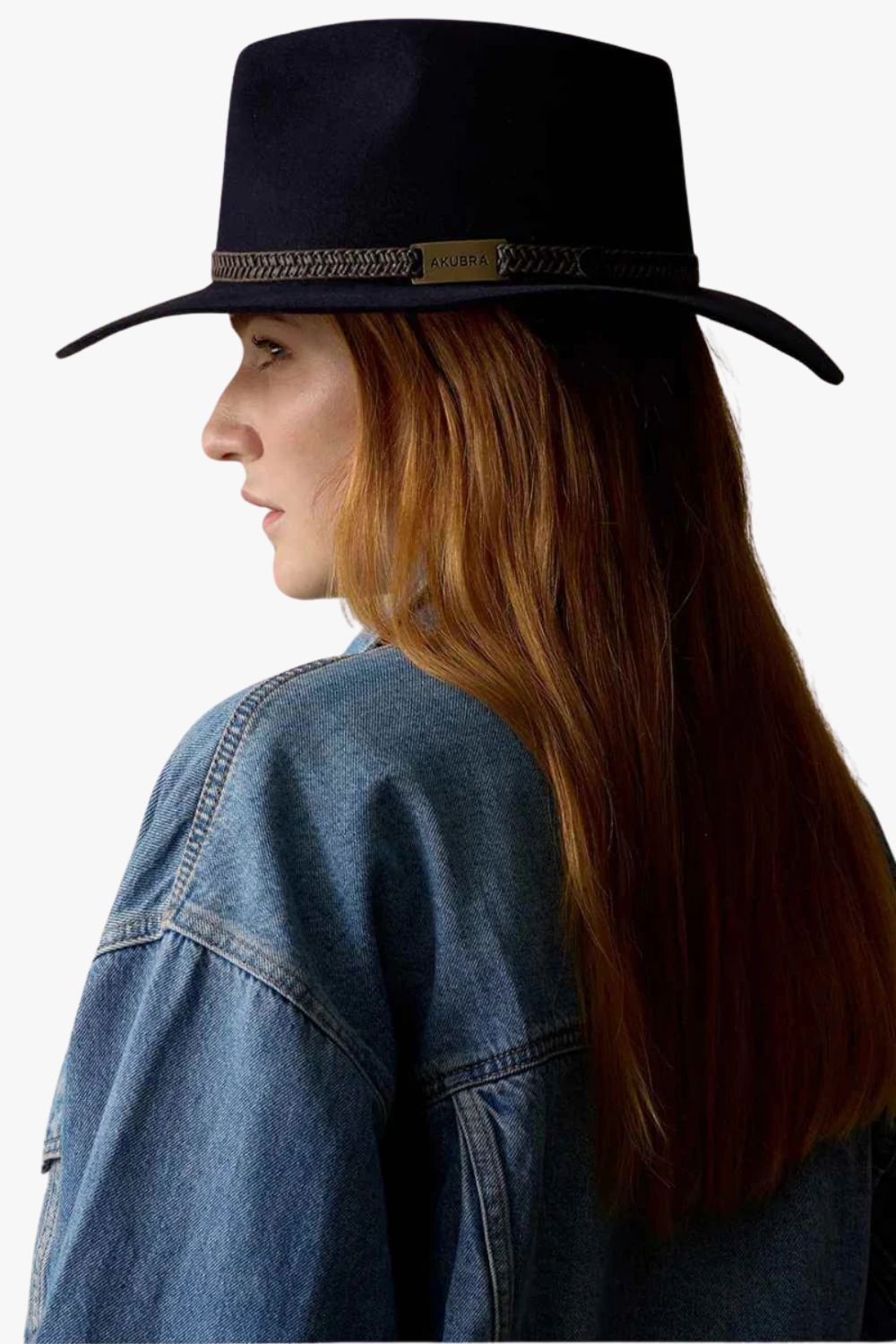 Akubra Avalon Felt Hat Navy