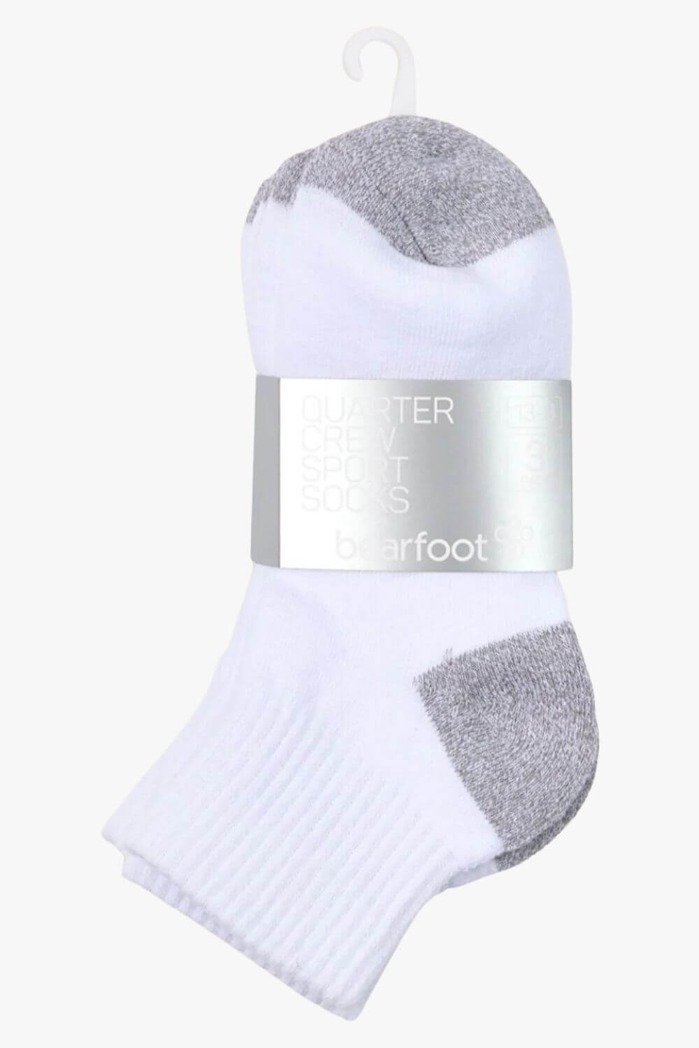Bearfoot Sports Sock 1/4 Crew 3 Pack